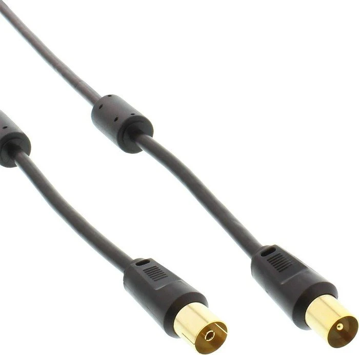 InLine Koaxial Antennenkabel 3m schwarz