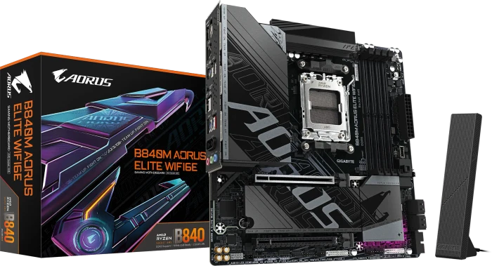 GIGABYTE B840M AORUS Elite WIFI6E (AMD AM5)