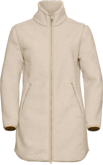 Jack Wolfskin High Curl Coat Funktionsmantel oyster (Junior)