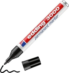 edding 3000 Permanentmarker schwarz