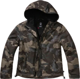 Brandit Windbreaker Frontzip Jacke darkcamo (Damen)