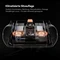 AutoFull M6 Ultra+ 2.0 Shiatsu Massage Gamingstuhl, schwarz/gold Vorschaubild