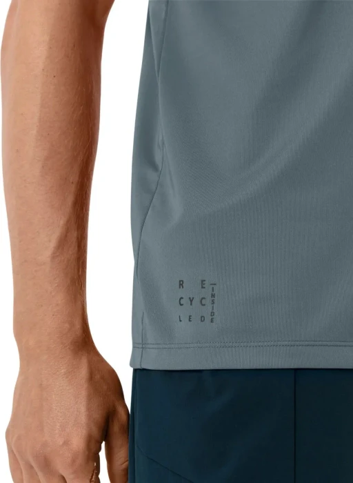 Vaude Qimsa Logo Funktionsshirt kurzarm heron (Herren)