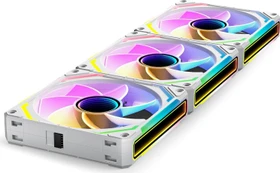 AsiaHorse COSMIQ ARGB Reversed Daisy Chain, weiß, LED-Steuerung, 120mm, 3er-Pack