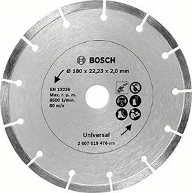 Bosch DIY Baumaterial Diamanttrennscheibe, 180x2x22.23mm, 1 Stück