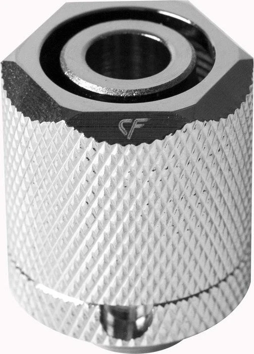 Nanoxia LED Fitting G1/4" auf 16/13mm, grün beleuchtet, vernickelt