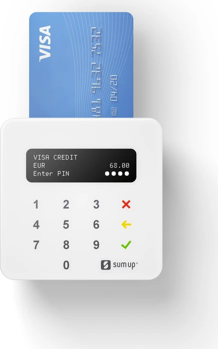 SumUp Air Bezahlterminal 2. Gen weiß, Bluetooth 4.2, inkl. Ladeschale