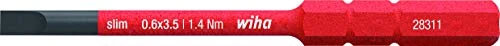 Wiha 283110 slimBit electric VDE Schlitz Wechselklinge 6mm, 3.5x75mm