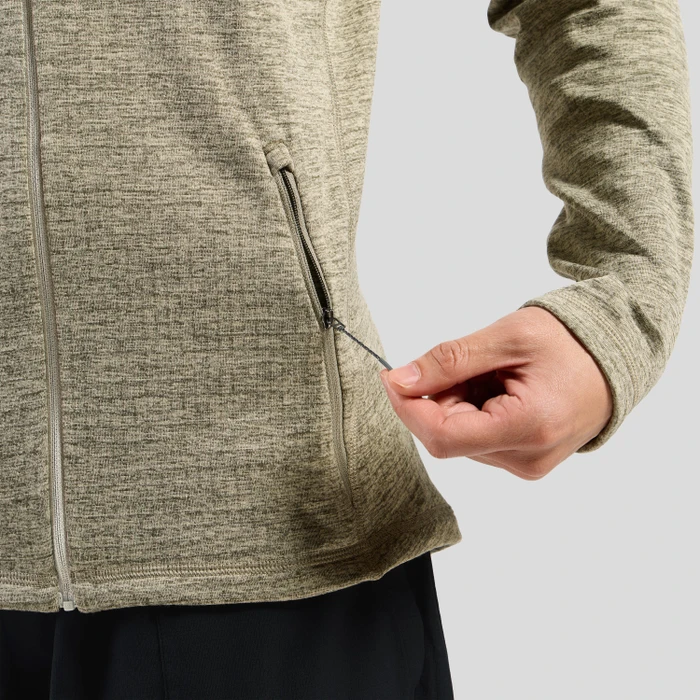 Odlo Tencia Mid Layer Jacke vetiver melange (Herren)