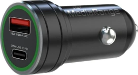 MediaRange 30W Kfz-Ladegerät 1x USB-A/USB-C schwarz
