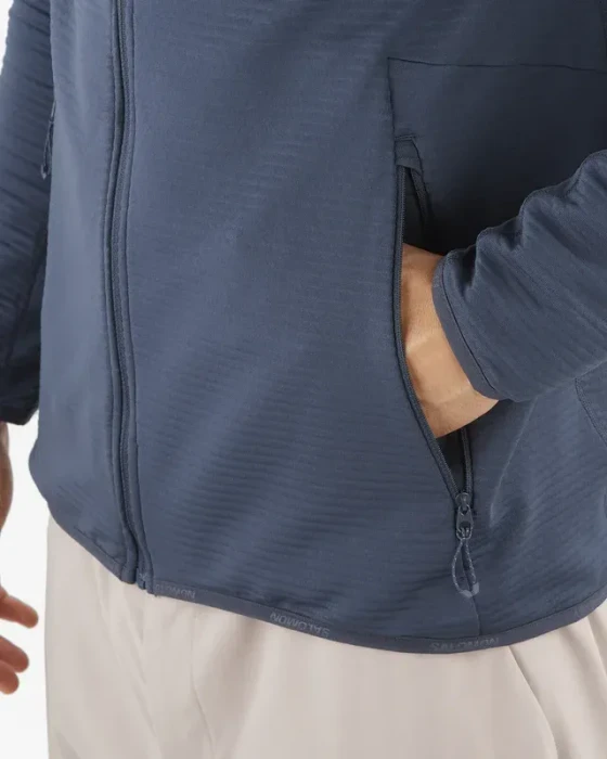Salomon Essential Lightwarm Jacke blue nights (Herren)