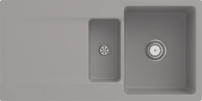 Villeroy & Boch Siluet Flat 980x490mm Einbau Becken reversibel fossil