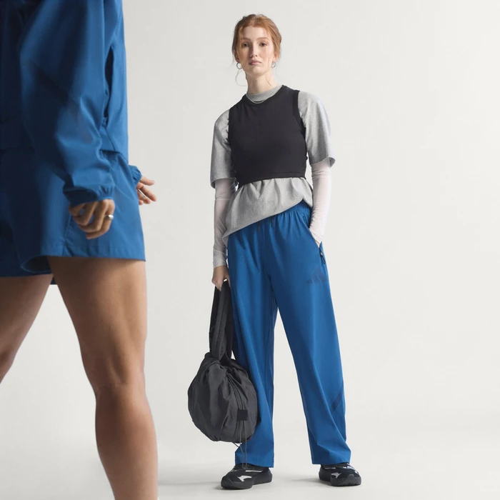 adidas Z.N.E. Woven Trainingshose lang dusky petrol (Damen)