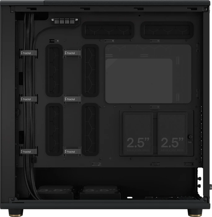 Fractal Design North XL Charcoal Black TG Dark, Glasfenster