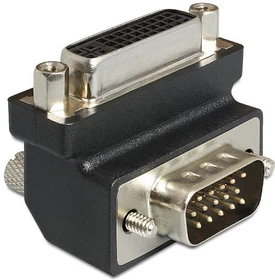 DeLOCK VGA/DVI Adapter, gewinkelt 90° (65425)