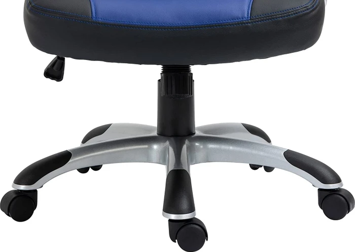 CLP Foxton Kunstleder Gamingstuhl, schwarz/blau