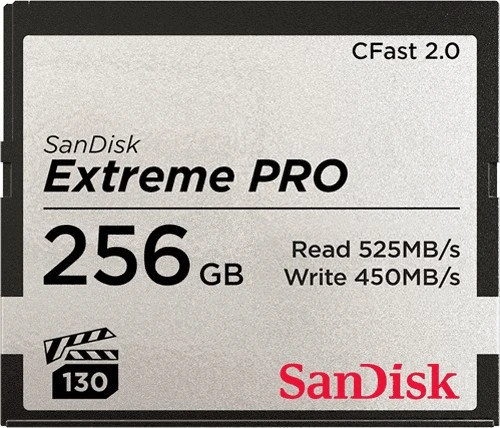 SanDisk Extreme PRO, CFast 2.0 CompactFlash Card