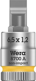 Wera 8700 A FL Zyklop Schlitz Steckschlüssel 1/4", 1.2x28mm