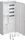 Hager Komplettschrank,univ.Z,1 ZP,BKE-I,APZ,zRfZ,VT4,1100x550x205 mm,16 mm²,ESA,IP44 (ZB32ET216W1)