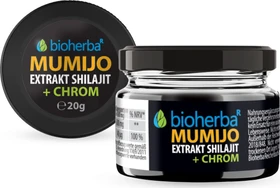 Bioherba Mumijo Extrakt Shilajit + Chrom Pulver, 20g