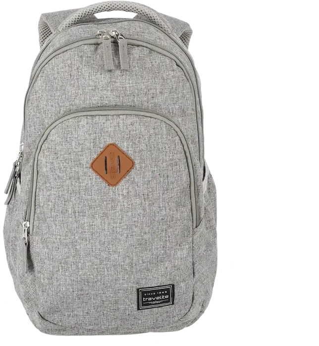 Travelite Basics Laptoprucksack, 13", hellgrau