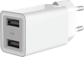 Conceptronic ALTHEA 2-Port 12W USB Charger weiß