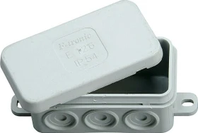 uniTEC AP-FR-Abzweigkasten IP54 75x37x40mm grau