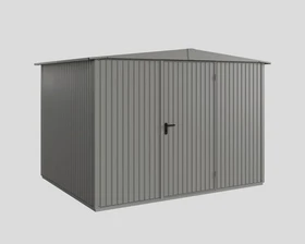 EcoStar Trend Euroline Typ 3 Gerätehaus graualuminium