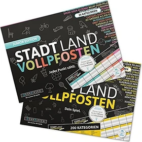 Stadt Land Vollpfosten - Do It Yourself Edition - "Dein Spiel"