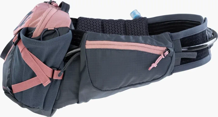 Evoc Hip Pack Pro 3 mit Trinksystem dusty pink/carbon grey