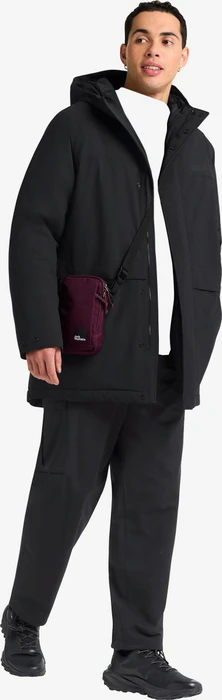 Jack Wolfskin Cold Camp Funktionsmantel schwarz (Herren) (A65022-6000) – Bild 3 von 6