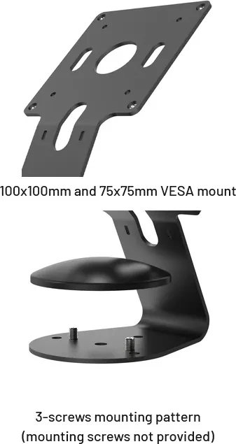 Compulocks iPad Kiosk, Counter Stand Core Apex Enclosure, Tablet-Stand für Apple iPad 10th/11th Gen, schwarz
