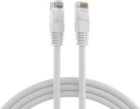 EFB Elektronik PVC CCA Patchkabel, Cat6, U/UTP, RJ-45/RJ-45, 0.25m, weiß