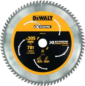 DeWalt DT99576 Extreme Runtime Kreissägeblatt 78Z, 305x1.6x30mm, 1 Stück
