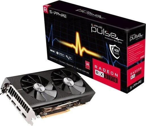 Sapphire Pulse Radeon RX 570 4G G5, 4GB GDDR5, 2x HDMI, 2x DP, lite retail