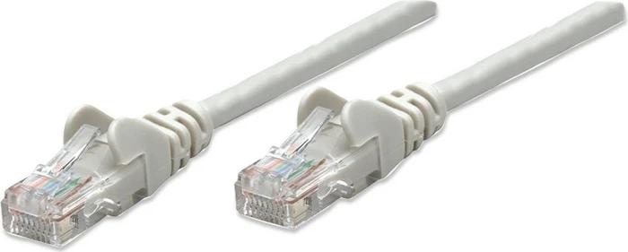 Intellinet Patchkabel, Cat5e, U/UTP, RJ-45/RJ-45, 10m, grau