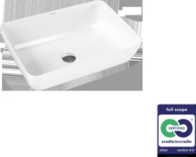 Kaldewei Cayono 3188 Waschtisch-Schale 52x35.5cm, alpinweiß