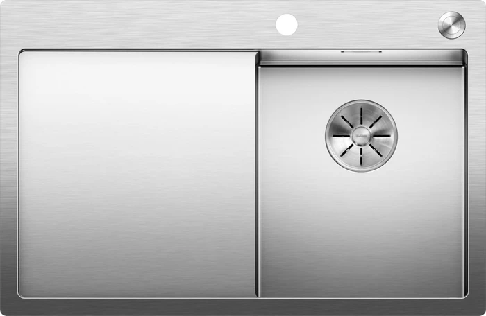 Blanco Claron 4 S-IF InFino Einbau Becken rechts mit Ablauffernbedienung edelstahl