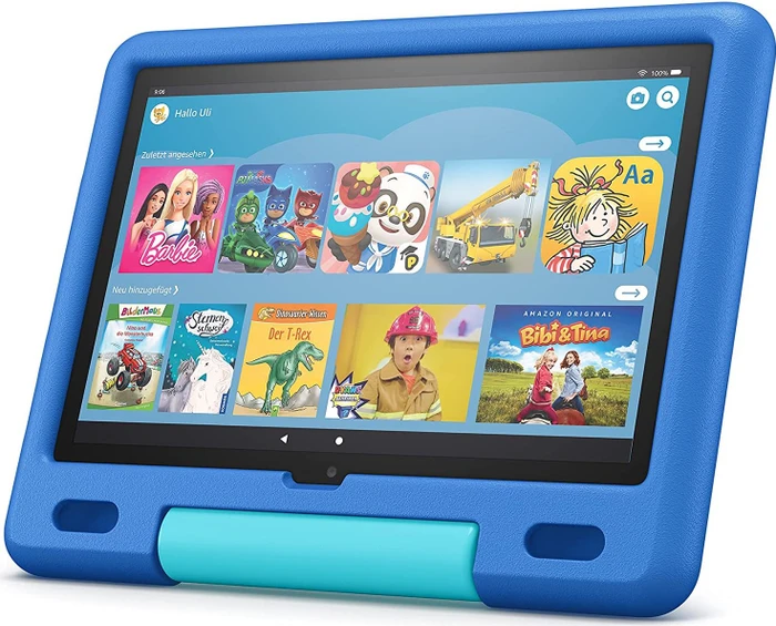 Amazon Fire HD 10 KFTRWI 2021, ohne Werbung, blau, 32GB, Kids Edition