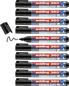 edding 360 Whiteboardmarker schwarz, 10er-Pack