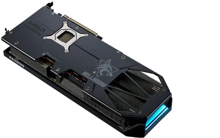 PowerColor Hellhound Radeon RX 9070 XT, 16GB GDDR6, HDMI, 3x DP