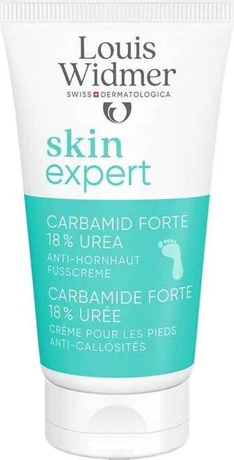 Louis Widmer skinexpert Carbamid Forte 18% Urea Anti-Hornhaut Fußcreme, 50ml
