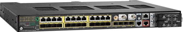 Cisco IE 5000 LAN Base Hardened Industrial Rackmount Gigabit Managed Switch, 16x SFP, 12x RJ-45, 360W PoE+