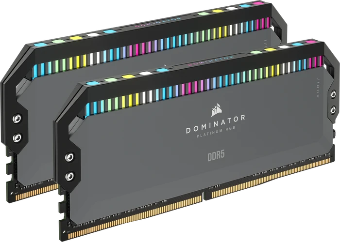 Corsair Dominator Platinum RGB grau UDIMM 64GB Kit, DDR5-6000, CL30-36-36-76