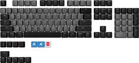 Sharkoon Skiller SAC20 Keycap Set, Kunststoff (PBT) Double-Shot, schwarz/grau, 114 Tasten (104+10), ANSI-US