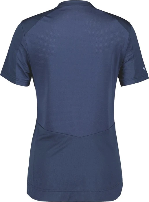 Scott Trail Flow Zip Trikot kurzarm midnight blue/glace blue (Damen)