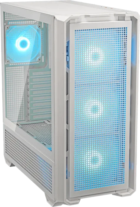 Cougar MX600 RGB White, weiß, Glasfenster