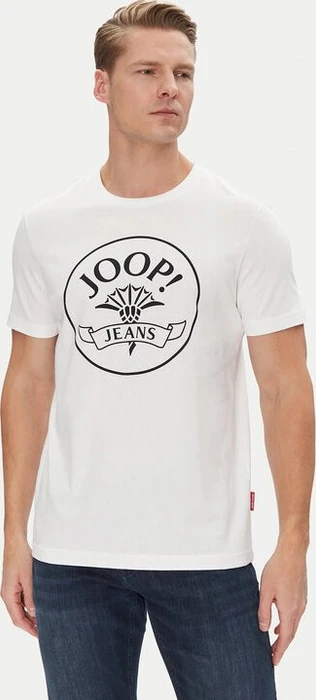 JOOP! Logo-Print T-Shirt kurzarm weiß (Herren)