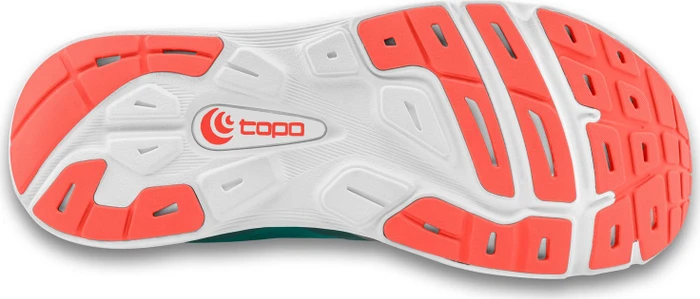 topo athletic Magnifly 4 emerald/coral (Damen)