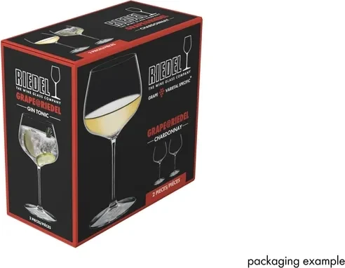 Riedel Grape@Riedel Chardonnay/Gin Tonic Glas, 2 Stück